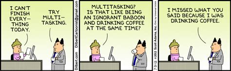 Dilbert Multitasking Humor