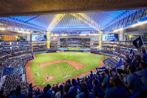 Tampa Bay Rays unveil plans for $1.3 billion St. Pete stadium, deal ...