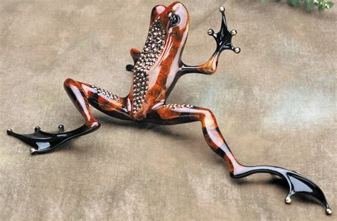 High Five Sculpture by Frogman Tim Cotterill - Bronze Frog and Bird ...