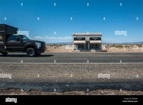 Prada Marfa, A permanently installed sculpture, Valentine, Texas, USA Stock Photo - Alamy