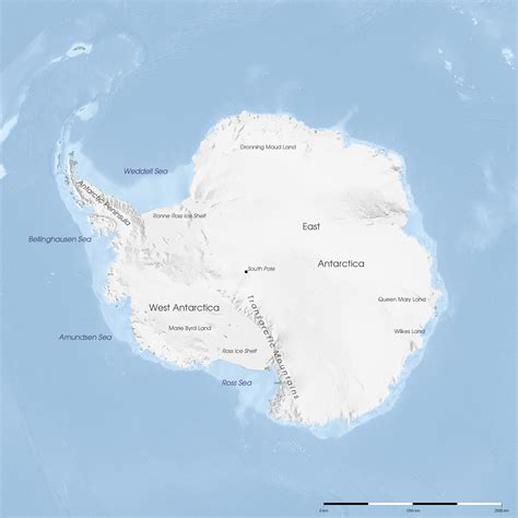 Free Maps of Antarctica | Mapswire