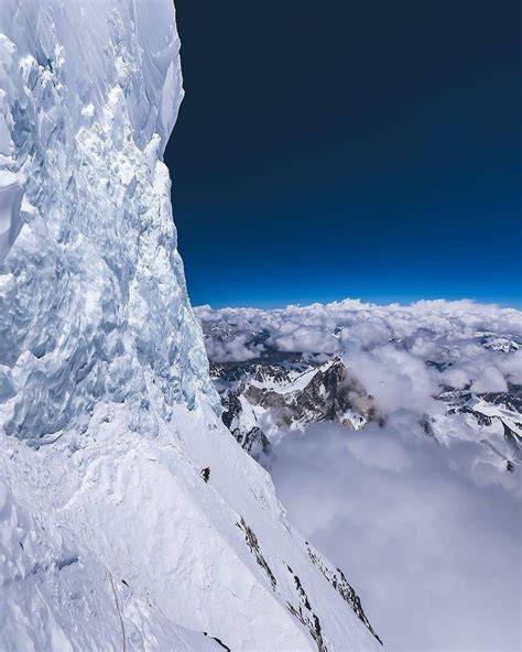 K2’s Bottleneck and the giant serac. This traverse is one of the most iconic and dangerous ...