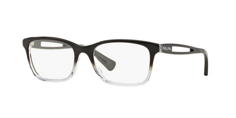 RA7069: Shop Ralph Black Square Eyeglasses at LensCrafters