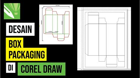 CARA MEMBUAT DESAIN BOX PACKAGING PRODUK DI COREL DRAW - YouTube