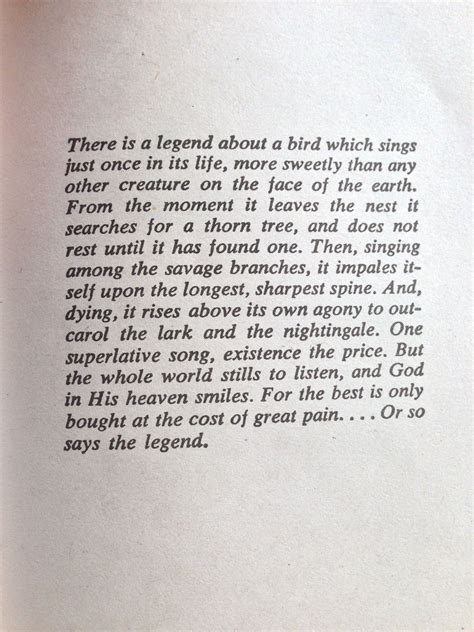 The Thorn Birds by Colleen McCullough | Pretty words, Words quotes, The ...