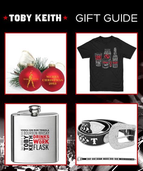 Toby Keith Toby's Gift Guide | Shop the Toby Keith Official Store | Gift guide, Gifts, Country fan