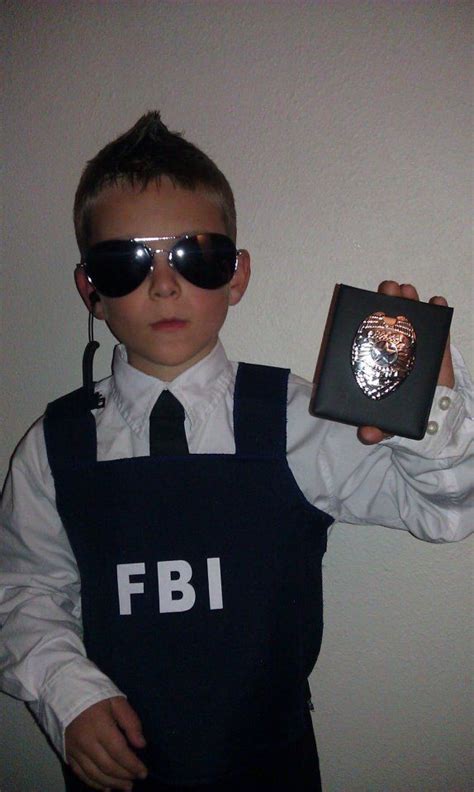 Kids Fbi Costume Ideas on Stylevore