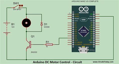 DC Motor Speed Control Using Arduino & PWM with program and circuit