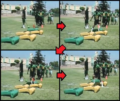 Defensive Football Drills Utilizing Bags - Get Ready for Game Time