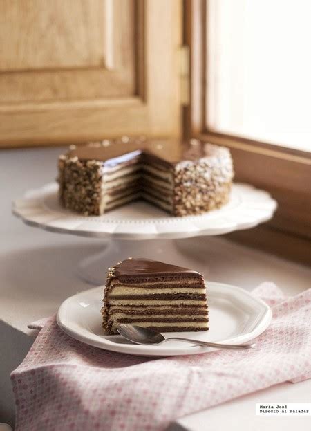 Baumkuchen o pastel rayado. Receta de cocina fácil, sencilla y deliciosa