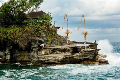 Tanah Lot Temple on Sea in Bali Island Indonesia Stock Photo - Image of scenic, culture: 95138516