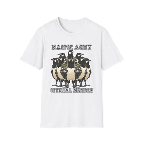 Magpie Army Shirt Flagpies T-shirt Collingwood Supporter AFL Flag Magpie Army Gift Australian ...