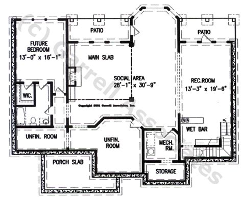 Lake Front Plan: 4,172 Square Feet, 3 Bedrooms, 3 Bathrooms - 699-00010