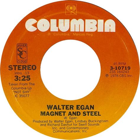 Walter Egan – Magnet and Steel Lyrics | Genius Lyrics