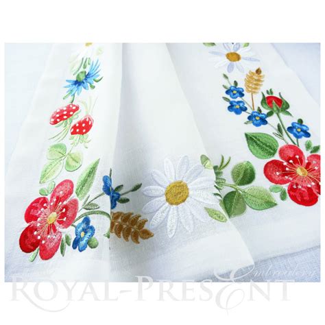Estonian Folk Art I 4 Floral Machine Embroidery Designs #machineembroidery #ma… | Узоры для ...