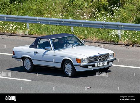 White Mercedes Benz Convertible