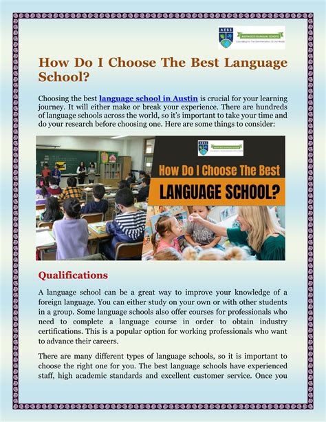 How Do I Choose The Best Language School by Austin Bilingual School - Issuu