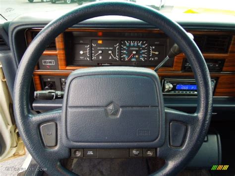 1993 Dodge Dynasty LE Sedan Blue Steering Wheel Photo #75384475 ...