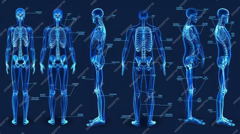 Premium Photo | A medical infographic featuring orthopedic anatomy charts Human silhouette ...