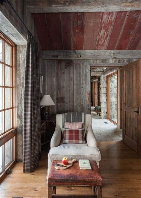 A cozy cabin in the woods of Montana offers a peaceful snowy getaway