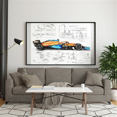 Mclaren MCL35M Lando Norris and Daniel Ricciardo Technical - Etsy