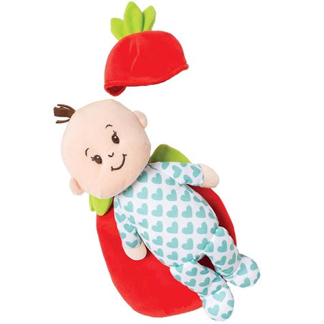 Wee Baby Stella Doll Fruit Suit - Strawberry - Toy Sense