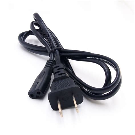 Simyoung 5 Ft 2 Prong Polarized Power Cord for Vizio Samsung LED TV ...