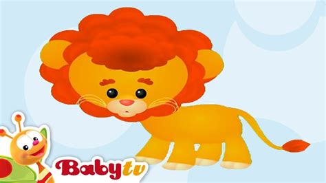 Lion 🦁 | Animal Sounds and Names for Kids & Toddlers @BabyTV - YouTube