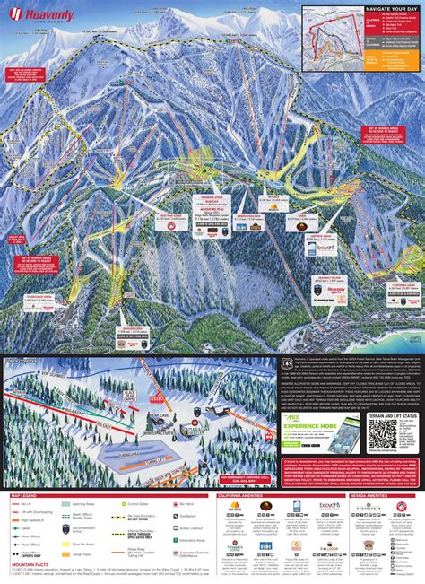 Heavenly Piste And Ski Trail Maps