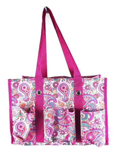 $ 16.99 | NEW Thirty One Organizing Utility tote shoulder Bag 31 GIFT in Pink Paisley #thirty # ...