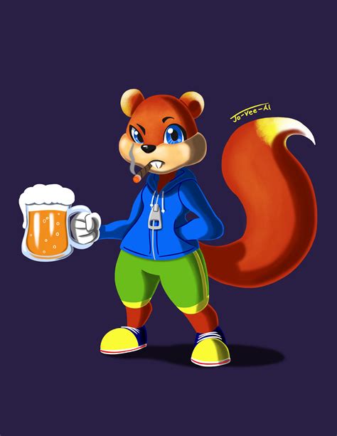 Conker the Squirrel by Jo-Vee-Al on DeviantArt