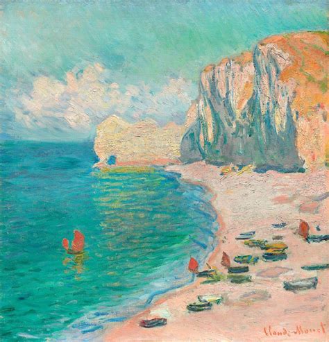 Monet Poster, Desenhos Van Gogh, Artist Monet, The Beach, Claude Monet Paintings, Plein Air ...