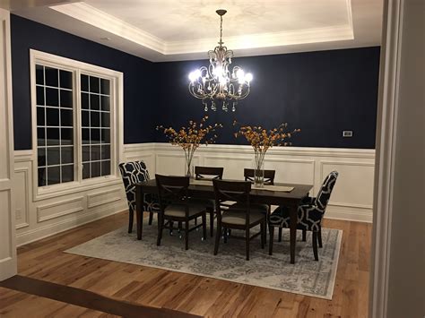 20+ Navy Blue Dining Room With Wainscoting – The Urban Decor