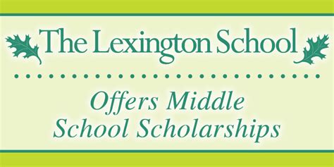 The Lexington School Offers Middle School Scholarships | Lexington Family