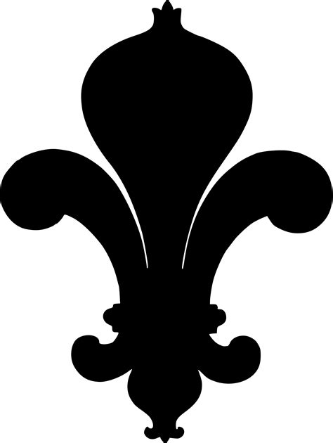 Fleur De Lis Silhouette at GetDrawings | Free download