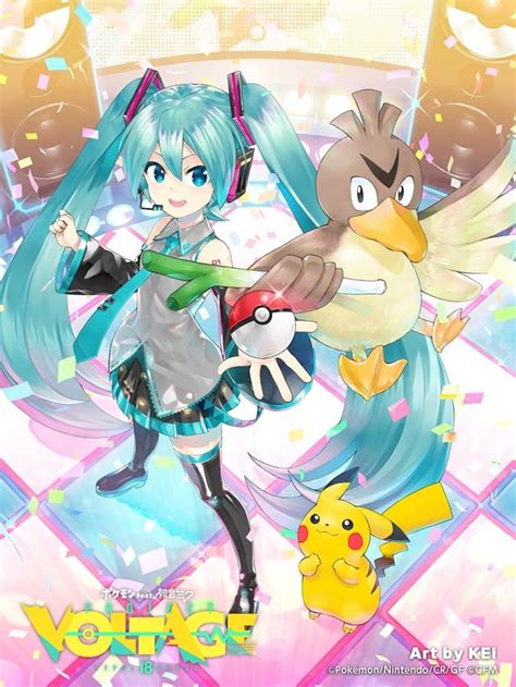 Official Pokémon X Hatsune Miku collab art : r/TwoBestFriendsPlay