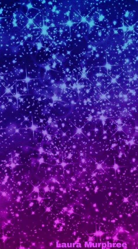 Purple And Blue Glitter Background