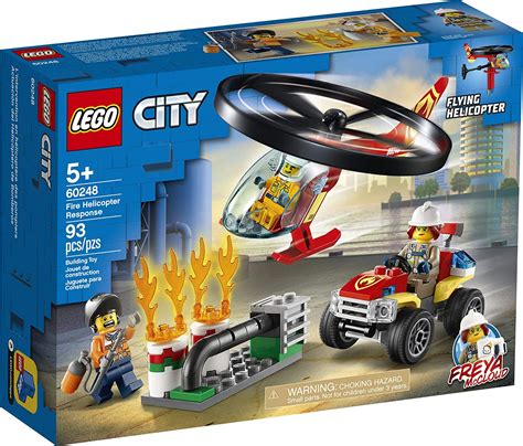 Lego- City 60248 Fire Helicopter Response - Teton Toys