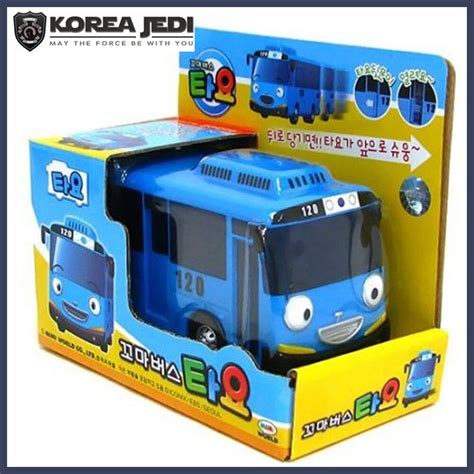 Little Bus Tayo - Tayo (Blue, 120 Bus) Bus Series Pull-Back Vehicle Car Toy for Baby Toddler ...