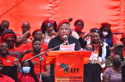 EFF Manifesto: Wealth taxes and RDP houses in Sandton