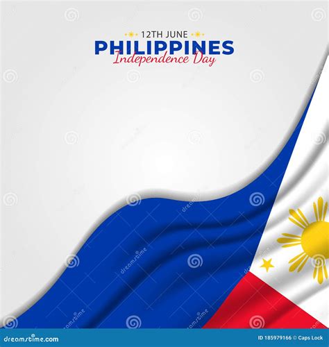 Vector Illustration of Filipino Araw Ng Kalayaan. Philippine Independence Day Stock Vector ...