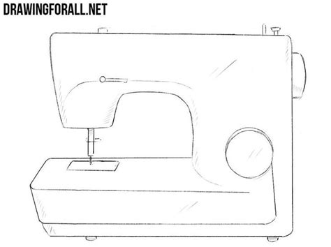 How To Draw A Sewing Machine at Drawing Tutorials