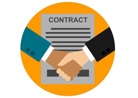 Circle icon clip art contract deal partnership illustration finance ...