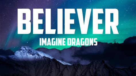 Imagine dragons - believer lyrics (official music video) - YouTube