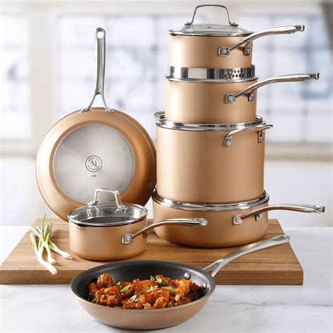 Martha Stewart 12-Piece Hard Anodized Aluminum Cookware Set - Walmart.com