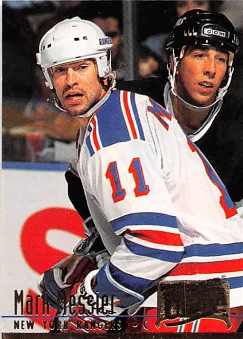 Mark Messier hockey card (New York Rangers Stanley Cup) 1994 Fleer ...