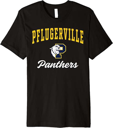 Pflugerville High School Panthers Premium T-Shirt C3