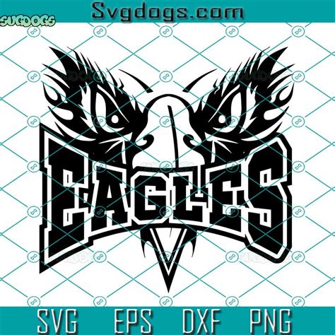 Eagles Mascot SVG, Eagles SVG, School Spirit SVG, Team Sports SVG