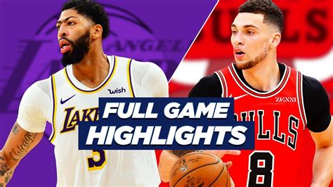 LAKERS at BULLS | FULL GAME HIGHLIGHTS | 2021 NBA HIGHLIGHTS TODAY - YouTube