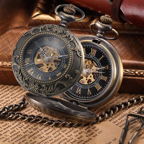 Steampunk Skeleton Pocket Watch Steampunk Skeleton Mechanical Pocket Watch - The Art of Images